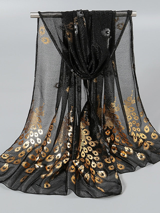 Women's Shawl Daily Holiday Polyester Casual Formal Sunscreen Decoration 1 PC - LuckyFash™