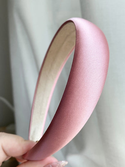 Women's Girls' Headbands Headband For Daily Fabric 15A Satin Black 3A Satin Nude Apricot 2A Satin Champagne - LuckyFash™