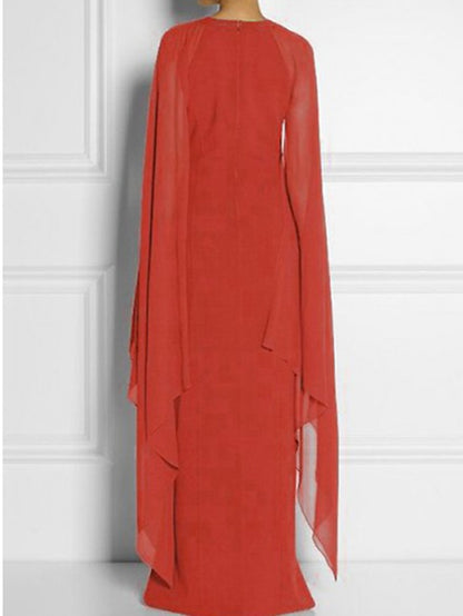 Womenâ€˜s Formal Party Dress Lace Dress Swing Dress Long Dress Maxi Dress Black Blue Purple Long Sleeve Pure Color Lace Winter Fall Spring Crew Neck Fashion Winter Dress Date 2023 S M L XL XXL 3XL 4XL - LuckyFash™