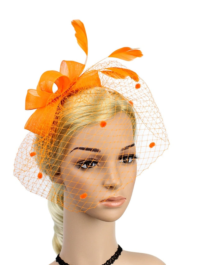 Women's Hair Clip Textured Party Flower Headwear / Wedding / Party Evening / Red / Blue / Green - LuckyFash™