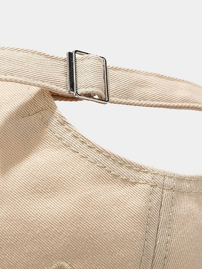 Cotton Baseball Caps Unisex Casual Sunhat Heart Embroidery Man Women Summer Hat Outsport Daily Duck Tongue Cap Couple Sun Visor - LuckyFash™