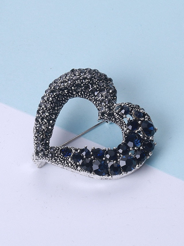 Women's Brooches Elegant Dailywear Heart Brooch / Black / Red / Fall / Winter / Spring - LuckyFash™