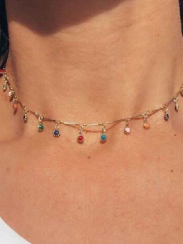 Women's necklace Fashion Outdoor Multicolor Necklaces - LuckyFash™