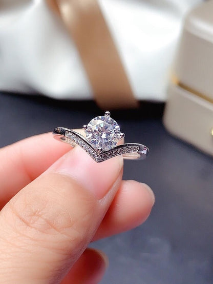 Wedding Ring For Women's Anniversary Party Evening Gift Imitation Diamond Alloy Classic - LuckyFash™