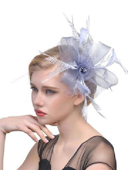 Women's Hair Clip Party Party Solid Color Headwear / White / Red / Blue / Fall / Winter - LuckyFash™