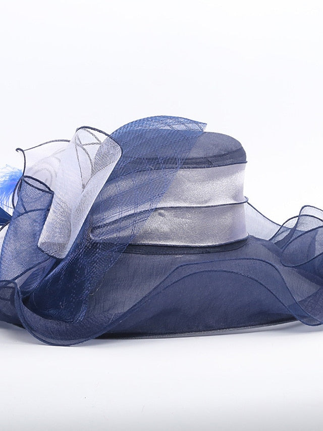 Women's Hat Bucket Hat Sun Hat Black Royal Blue Orange Party Outdoor Dailywear Floral Floral Portable Windproof Comfort - LuckyFash™