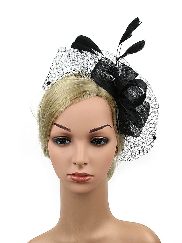 Women's Hair Clip Textured Party Flower Headwear / Wedding / Party Evening / Red / Blue / Green - LuckyFash™