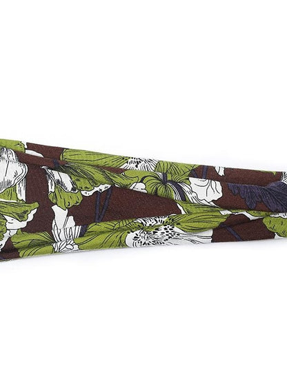 europe and the united states cross-border fashion sports hairband yoga bundle sweat-absorbing headband new ladies wide-brimmed printed headwear - LuckyFash™