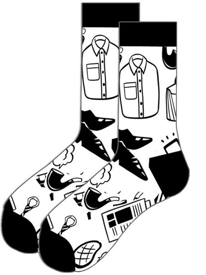 Unisex Crew Socks Work Daily Holiday Animal Patterned Dot Flower Polyester Cotton Simple Casual Lolita Casual Cute Casual / Daily 1 Pair - LuckyFash™