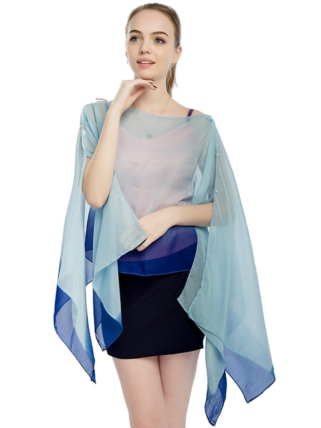 Women's Scarves Shawl Party Holiday Chiffon Vacation Casual Bohemia Sunscreen Outdoor 1 PC - LuckyFash™