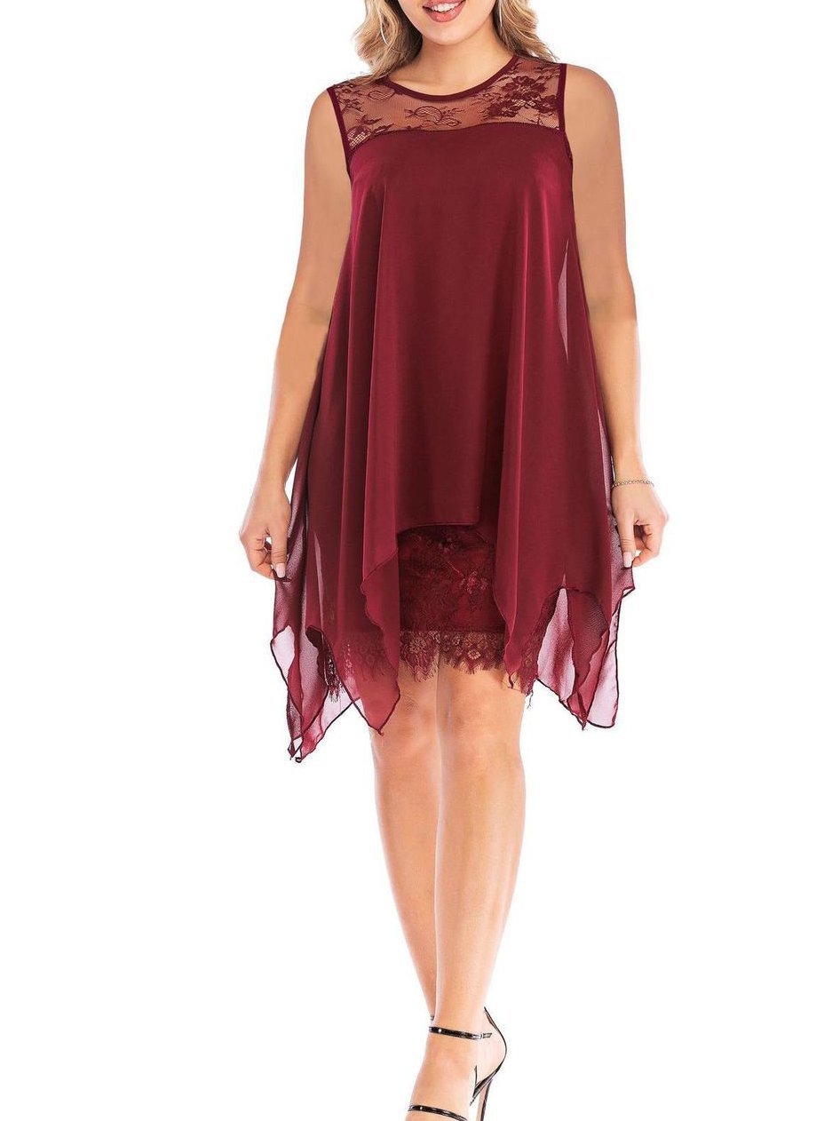 Plus Size Lace Dress For Wome - LuckyFash™