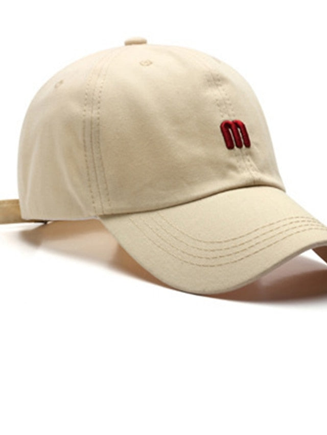Men's Women's Sun Hat Baseball Hat Daily Holiday Solid / Plain Color Cotton Sports & Outdoors Simple Breathability Casual / Daily 1 pcs - LuckyFash™