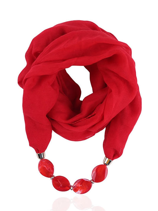 Women's Scarves Infinity Scarf Daily Holiday Linen Bohemia Warm Decoration 1 PC - LuckyFash™