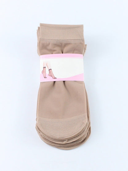 Daily 10 Pairs Women's Anckle Socks Low Cut Socks Home Work Daily Solid Color Polyester Spandex Simple Casual - LuckyFash™