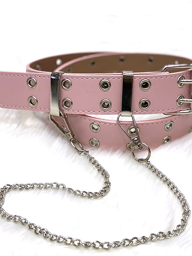 Women's Waist Belt Party Wedding Street Daily Black White Belt Pure Color Pink Fall Winter Spring Summer - LuckyFash™