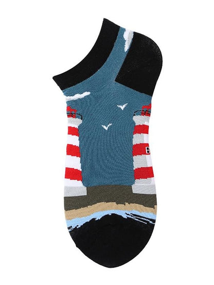 Women's Anckle Socks Low Cut Socks Outdoor Office Work Animal Patterned Spandex Nylon Cotton Basic Casual Classic 1 Pair - LuckyFash™