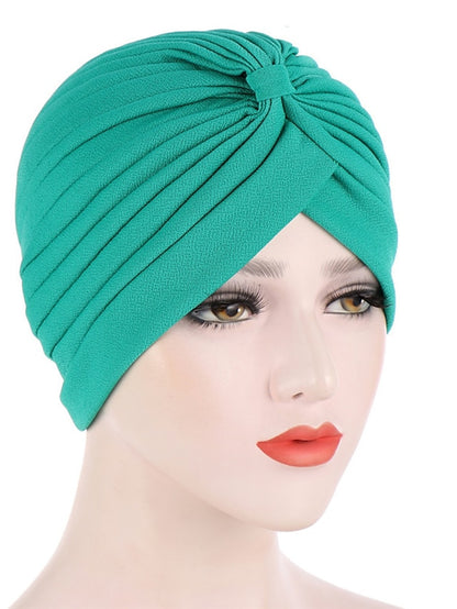Women's Turban Daily Holiday Solid / Plain Color Polyester Cute Cute 1 pcs - LuckyFash™