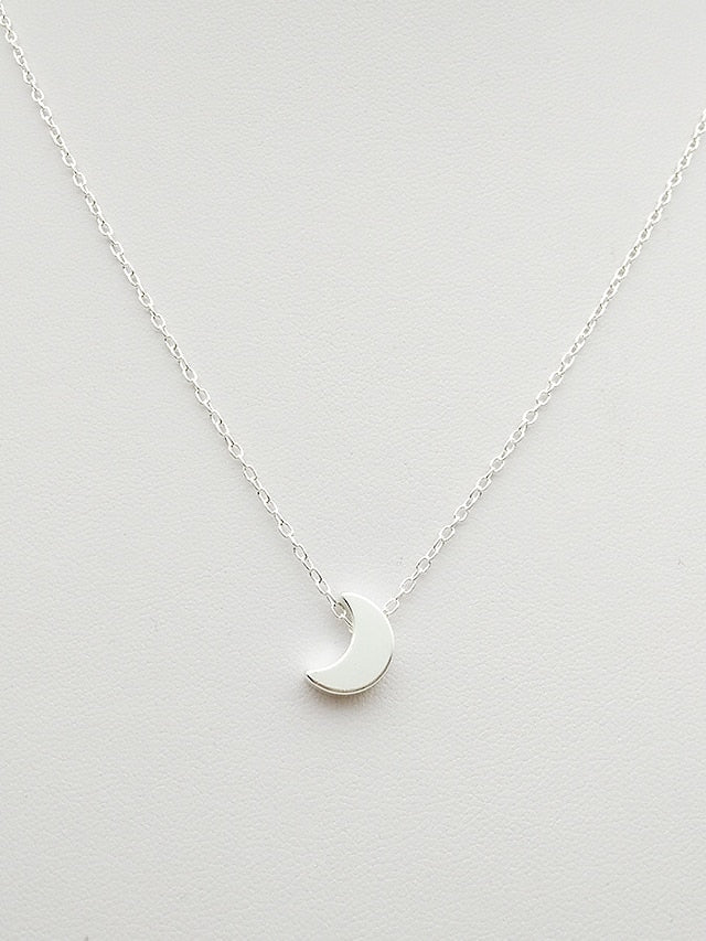 Pendant Necklace For Women's Daily Alloy Moon Crescent Moon - LuckyFash™