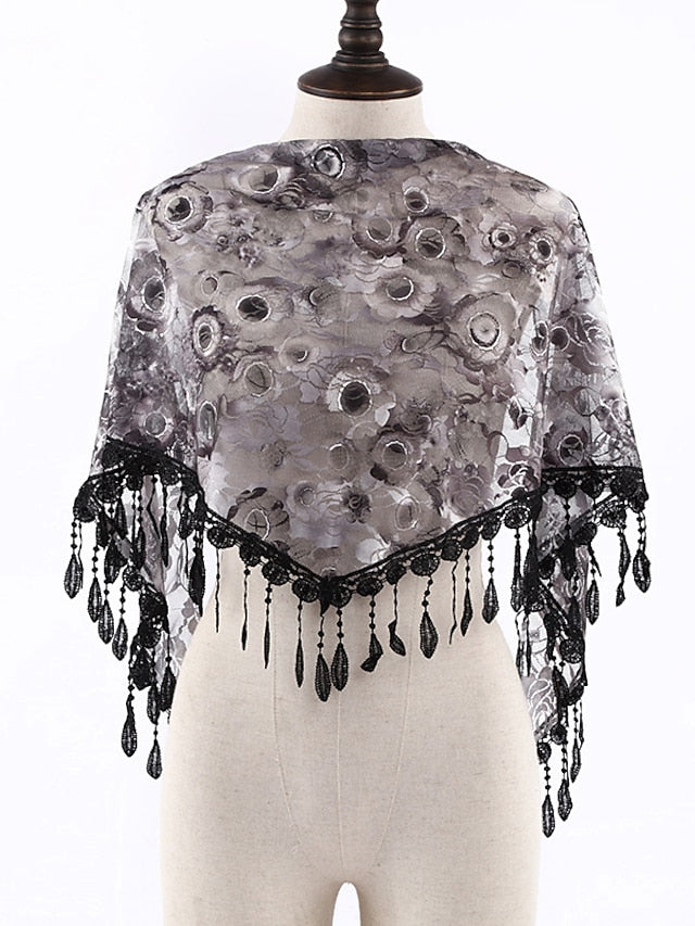 Women's Bandana Hair Scarf Scarves Gift Daily Holiday Flowers Chiffon Casual Bohemia Sunscreen 1 PC - LuckyFash™