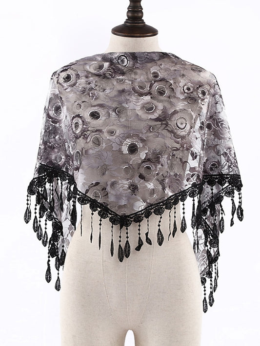 Women's Bandana Hair Scarf Scarves Gift Daily Holiday Flowers Chiffon Casual Bohemia Sunscreen 1 PC - LuckyFash™