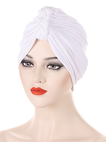 Vintage Inner Turban Hat Fashion Female Bandana Headband Women's Hair Cover Cap Ladies Head Wraps - LuckyFash™
