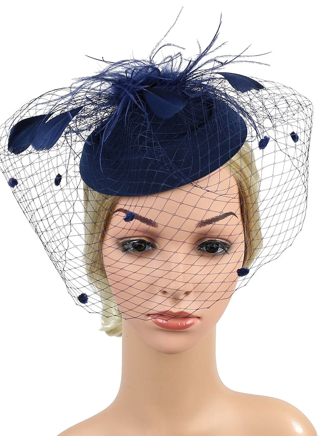 Women's Hair Clip Chic & Modern Party Pure Color Headwear / Black / Red / Blue / Fall / Winter - LuckyFash™