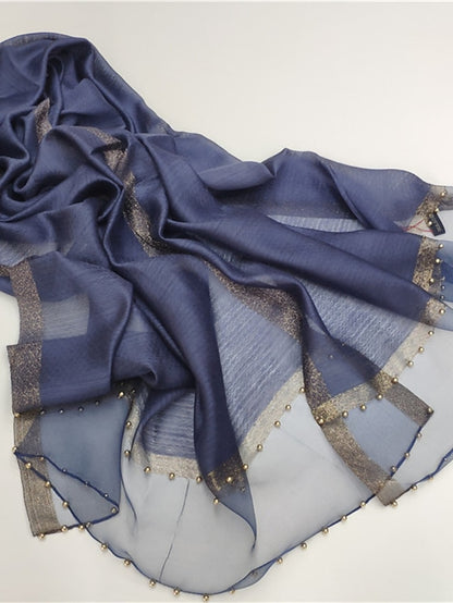 Women's Shawls & Wraps Party Camel Scarf Pure Color Red Blue Pink Fall Spring - LuckyFash™