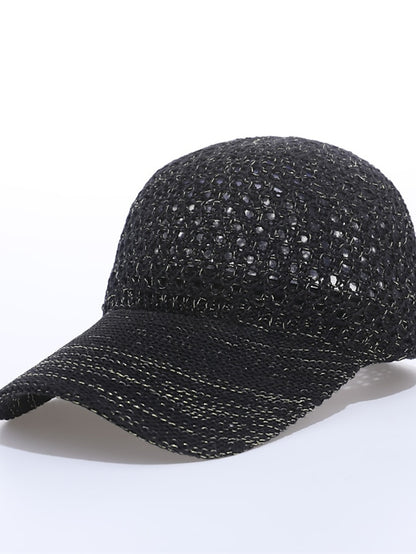 Solid Color Holiday Girls Sun Cap Breathable New Summer Cap Baseball Cap Outdoor  Womens Sunshade Hat Ponytail Cap - LuckyFash™
