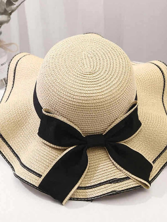 New Summer Straw Hats for Women Fashion Sunshade Beach Hat Travel Bow Big Brim Sun Hat Korean Version Wild Panama Hat Caps - LuckyFash™