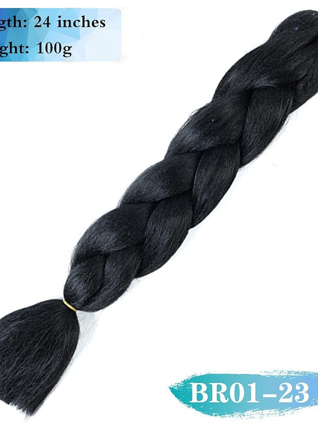 foreign trade wig big braid color gradient color chemical fiber african big braid high temperature silk dirty braid wig braided hair extension - LuckyFash™