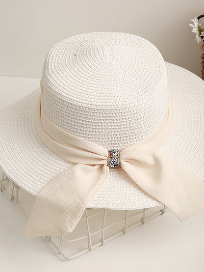 Women's Sun Hat Straw Hat Holiday Straw Vacation Casual Nordic Style Breathability Outdoor Comfortable 1 pcs - LuckyFash™