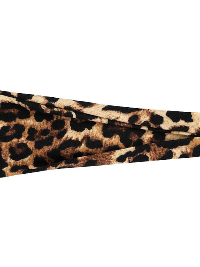 europe and the united states cross-border fashion sports hairband yoga bundle sweat-absorbing headband new ladies wide-brimmed printed headwear - LuckyFash™