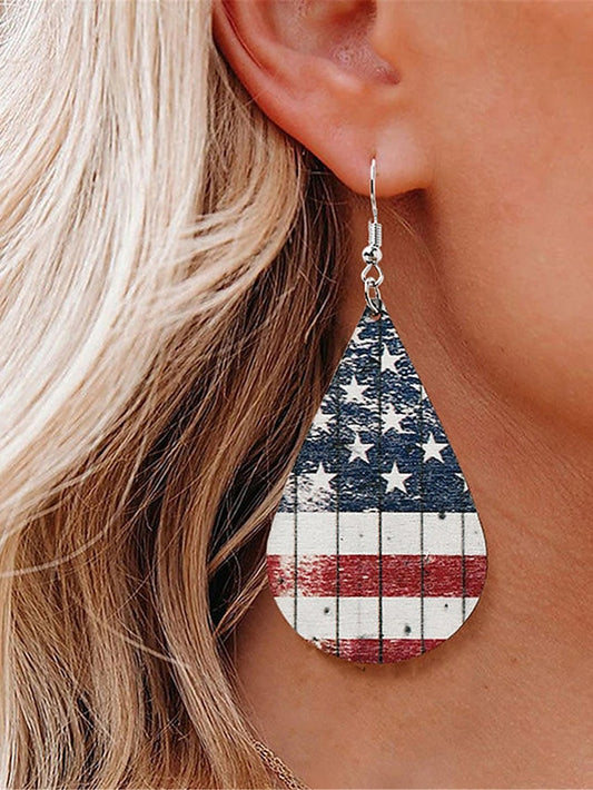 Women's Earrings Fashion Outdoor National Flag Earring - LuckyFash™