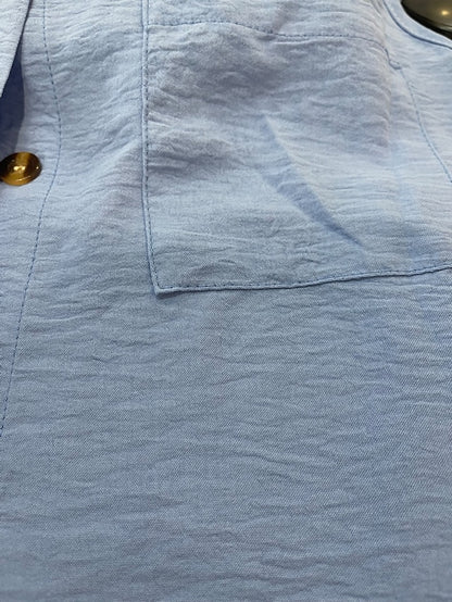 ArmyGreen Black White Plain Sleeveless Daily Basic V Neck Regular S for Women - LuckyFash™