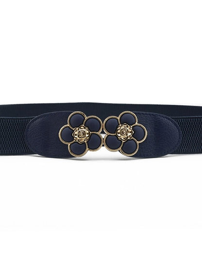 Women's Buckle Party Wedding Street Dailywear Black White Belt Pure Color Red Khaki Fall Winter Spring - LuckyFash™