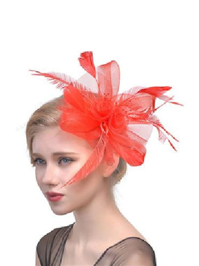 Women's Hair Clip Party Party Solid Color Headwear / White / Red / Blue / Fall / Winter - LuckyFash™