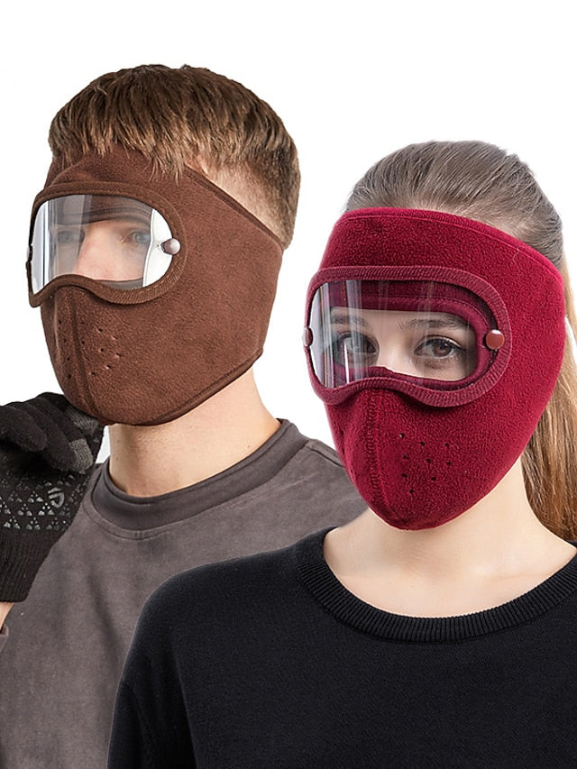 Men's Women's Full Face Cover Sports & Outdoor Daily Cycling / Bike Fashion Polyester Sports & Outdoors Warm 1 pcs - LuckyFash™