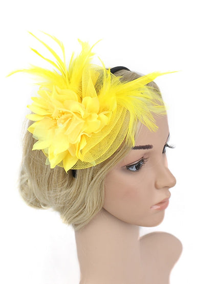 Women's Hair Clip Chic & Modern Party Pure Color Headwear / Yellow / Purple / Fall / Winter / Spring - LuckyFash™