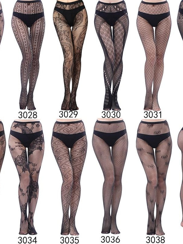 Women's Panty Hose Party Daily Solid Color Spandex Nylon Sexy 1 Pair - LuckyFash™