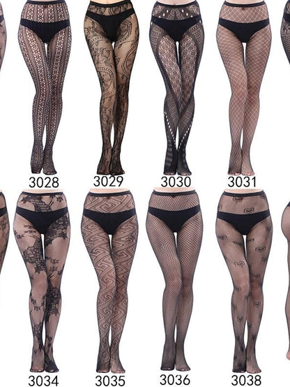 Women's Panty Hose Party Daily Solid Color Spandex Nylon Sexy 1 Pair - LuckyFash™