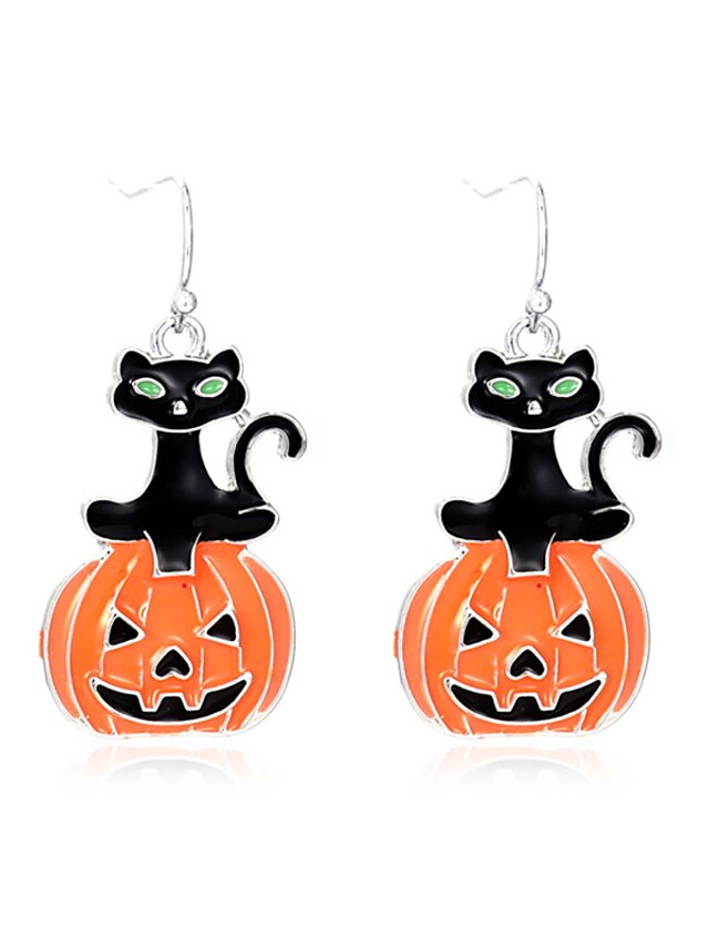 Women's Earrings Exaggerated Halloween Cat Earring - LuckyFash™