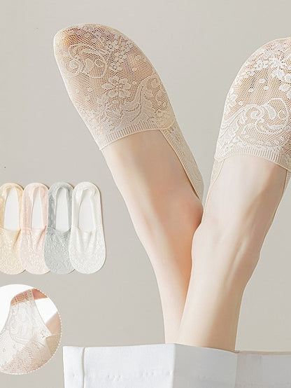 Women's No Show Socks Work Daily Holiday Solid Color Polyester Casual Cute Casual / Daily 1 Pair - LuckyFash™