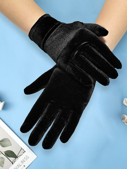 Women's Warm Winter Gloves Gift Daily Solid / Plain Color Polyester Acrylic Fibers Simple Bridal Gloves Sexy 1 Pair - LuckyFash™