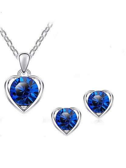 Women's necklace Fashion Outdoor Heart Jewelry Sets - LuckyFash™