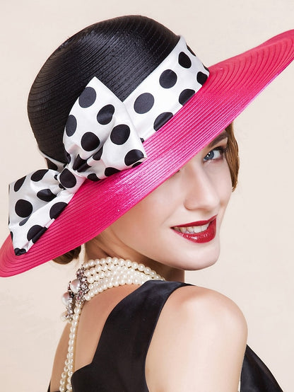 Polyester Kentucky Derby Hat / Hats with 1 Piece Outdoor / Casual / Melbourne Cup Headpiece - LuckyFash™