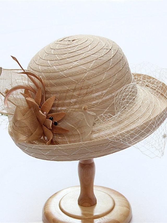 Women's Hat Bucket Hat Sun Hat Black Purple Pink Party Outdoor Dailywear Floral Floral Portable Windproof Comfort - LuckyFash™