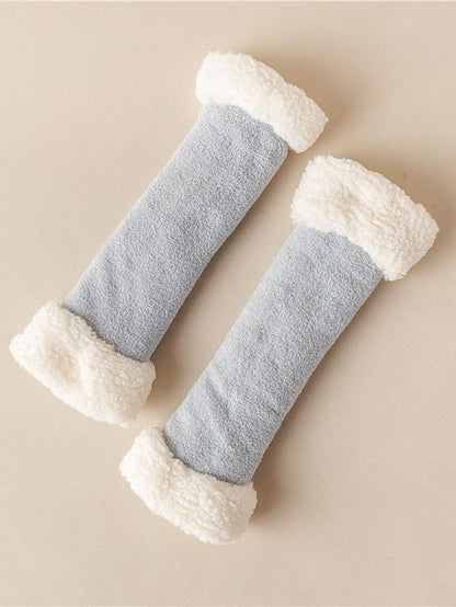 Women's Leg Warmers Boot Cuffs Thick Winter Warm Socks Home Daily Solid Color Polyester Spandex Basic Classic Warm Casual 1 Pair - LuckyFash™