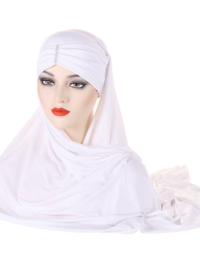 Women's Turban Party Evening Solid / Plain Color Polyester Sweet 1 pcs - LuckyFash™