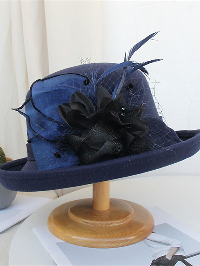 Women's Hat Bucket Hat Black Purple Yellow Party Outdoor Dailywear Floral Floral Portable Windproof Comfort - LuckyFash™