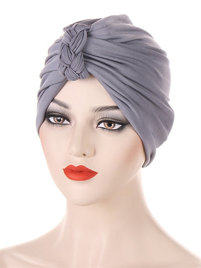 Vintage Inner Turban Hat Fashion Female Bandana Headband Women's Hair Cover Cap Ladies Head Wraps - LuckyFash™